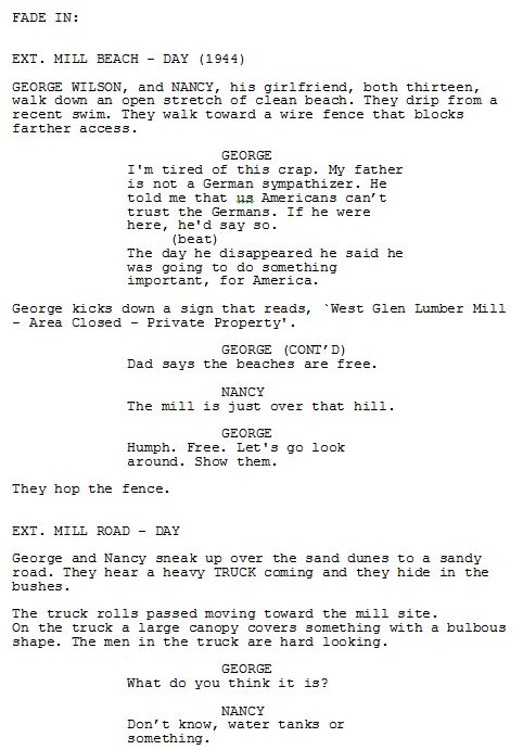 movie script for ANAK